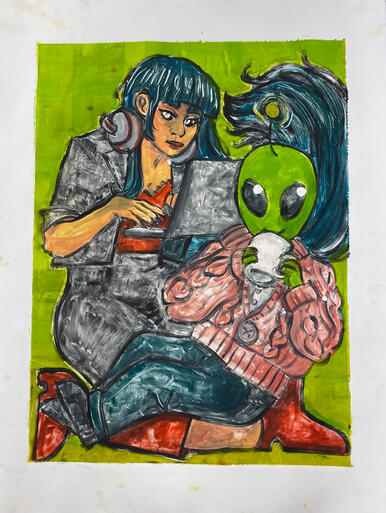 Alien Print