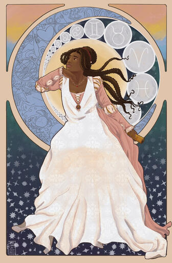 Astronomical Mucha Study